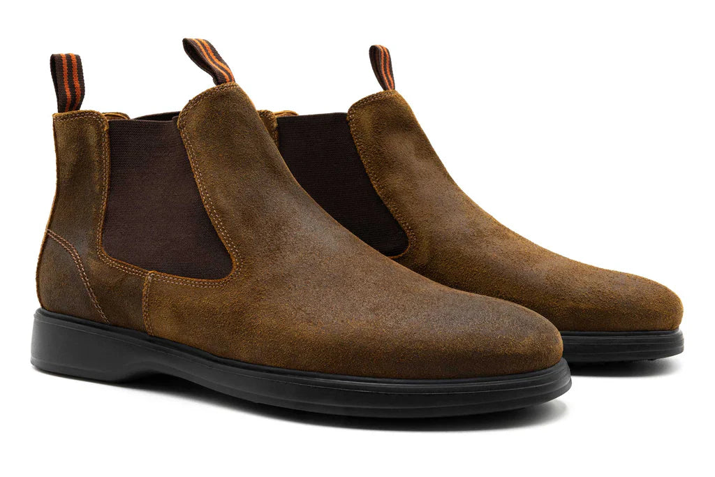 Martin Dingman Windsor Waxed Suede Chelsea Boots