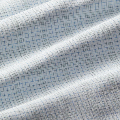 White Baja Plaid Leeward Dress Shirt