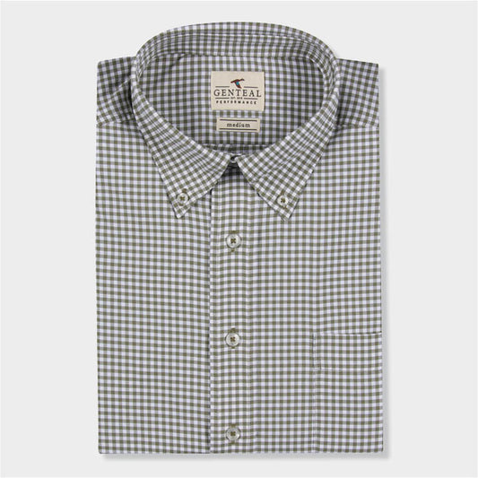 Olive Softtouch Woven Gingham