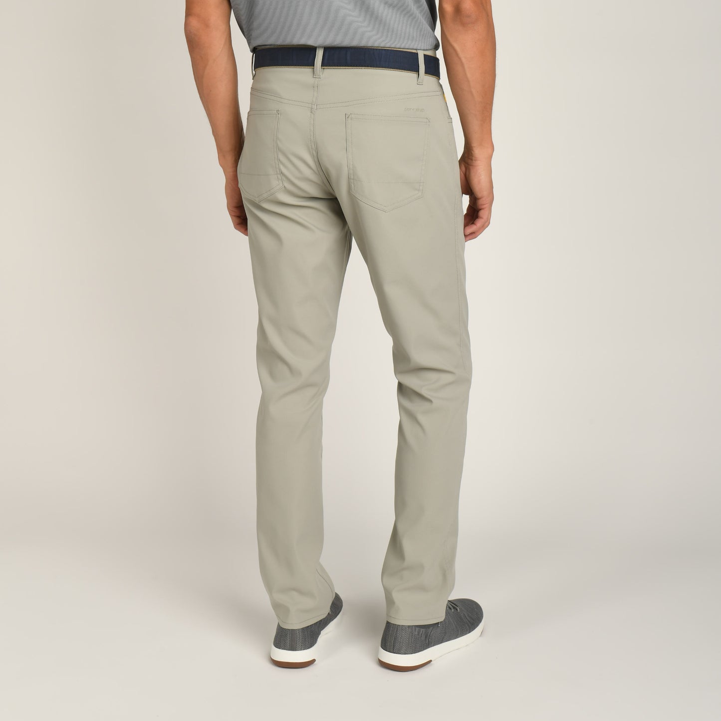 Grey Long Drive Performance 5-Pocket Pants