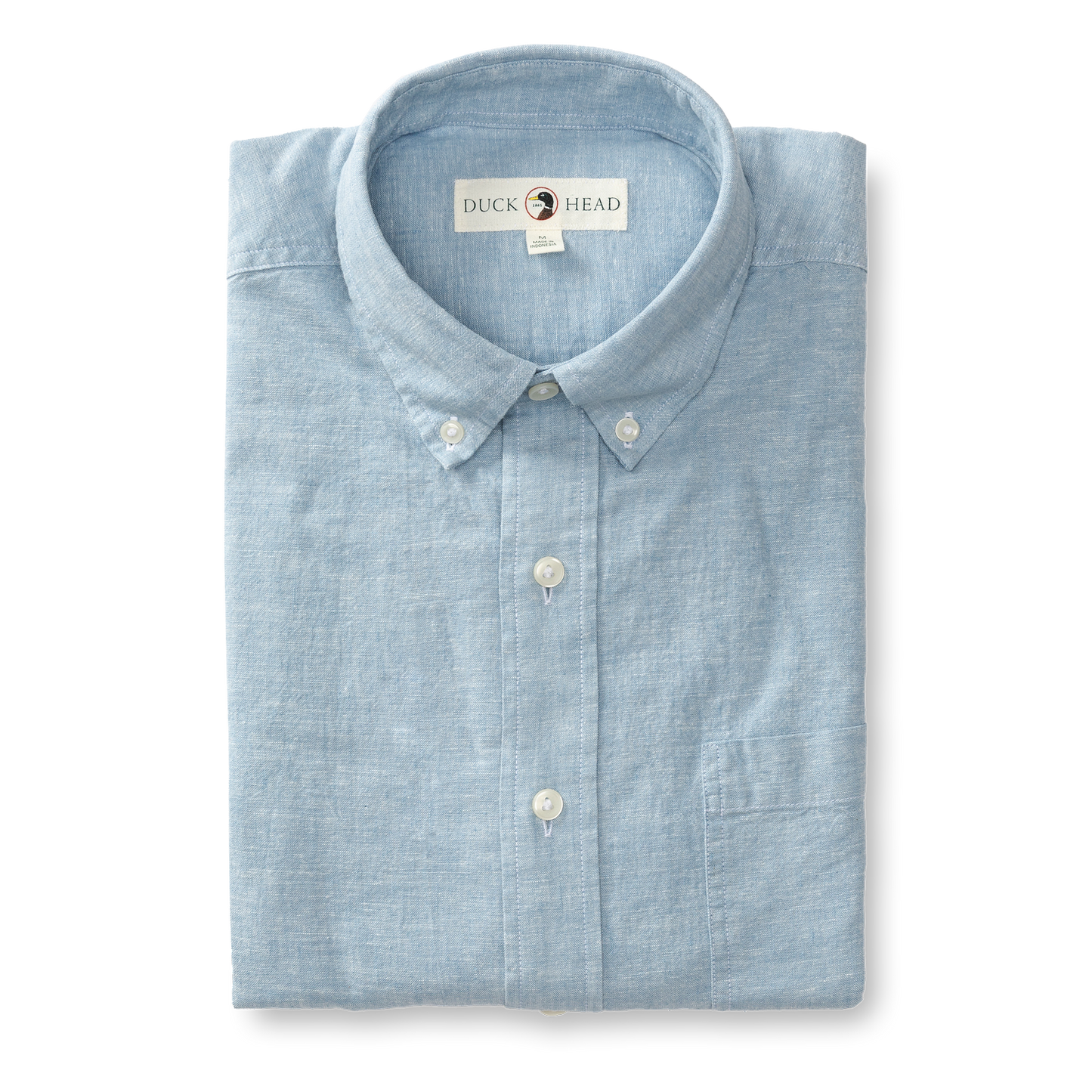 Linen Blue Solid Shirt