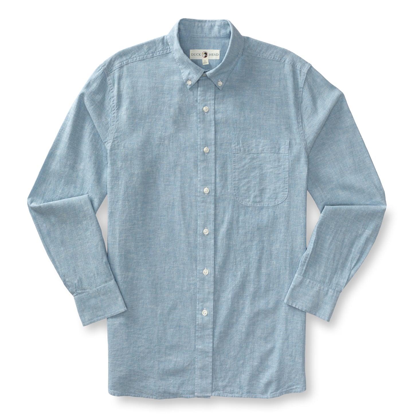 Linen Blue Solid Shirt