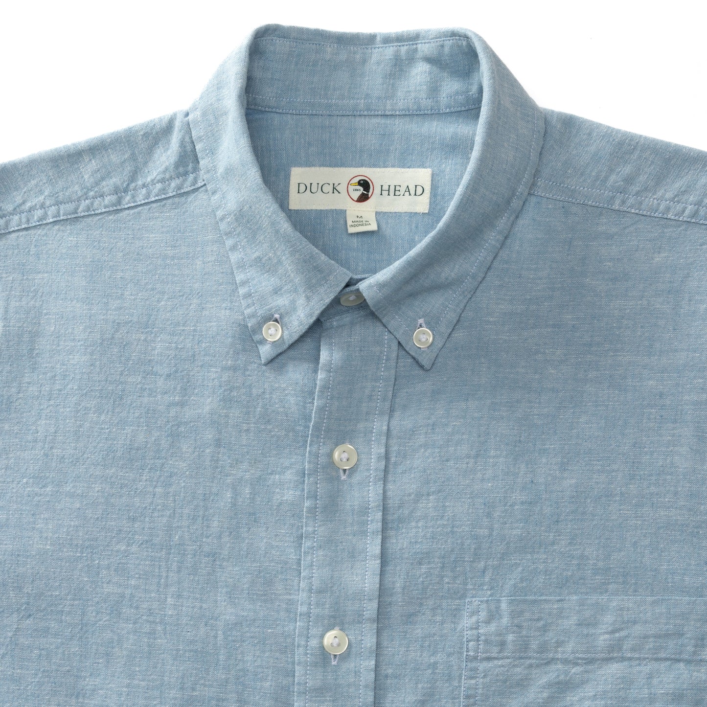 Linen Blue Solid Shirt