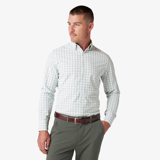 Sky Hampton Plaid Leeward Dress Shirt