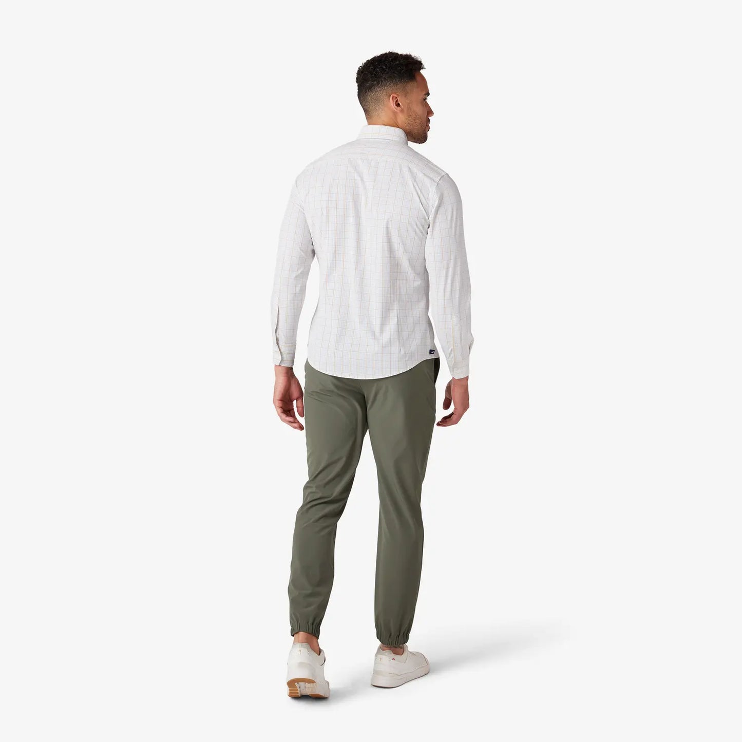 White Leeward No Tuck Dress Shirt