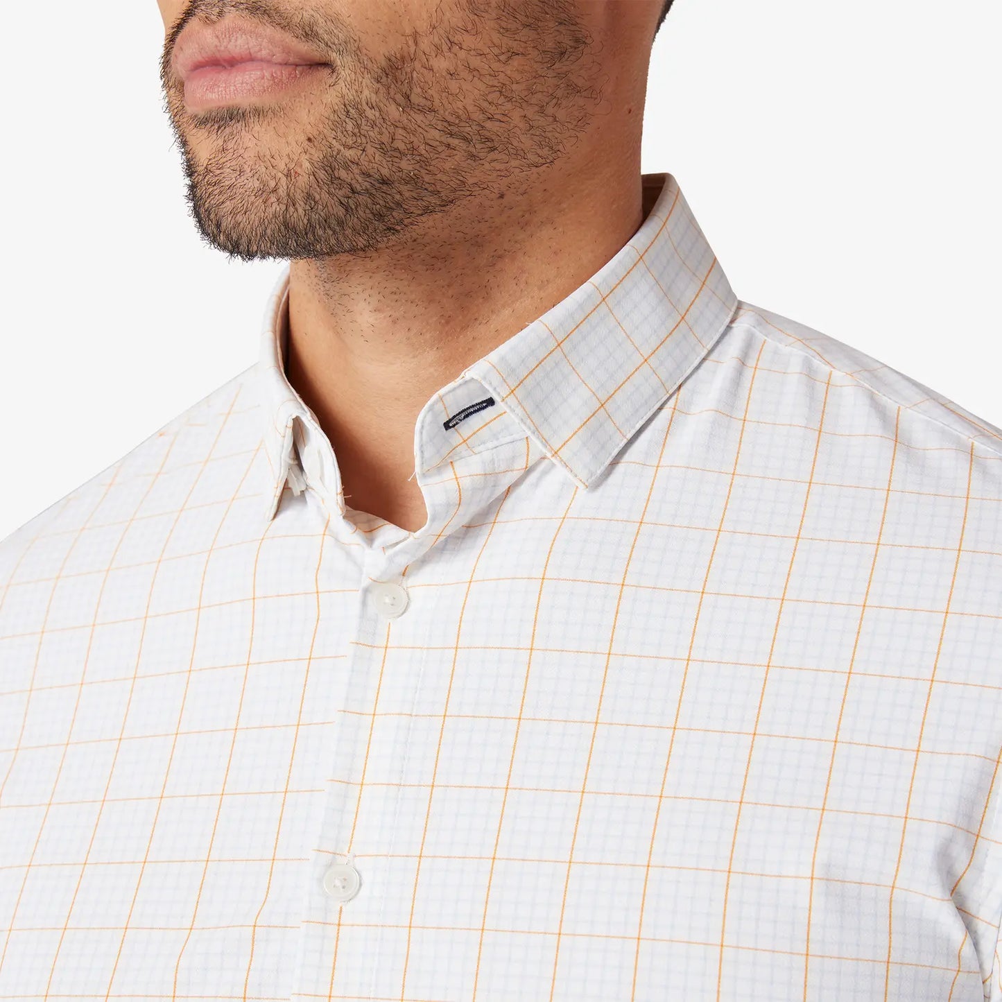 White Leeward No Tuck Dress Shirt